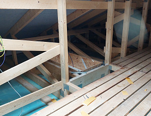 Zateplení bungalovu pomocí foukané izolace